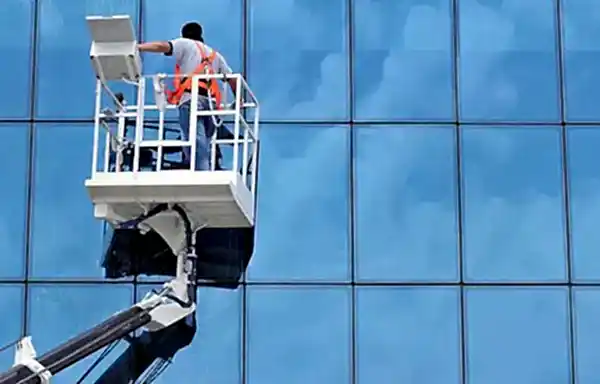 cleaning the outer glass
